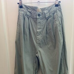 Madewell Dusty Teal Trouser
